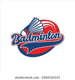 badminton logo set template design