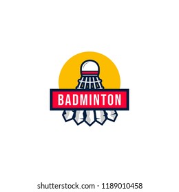 Badminton Logo Template