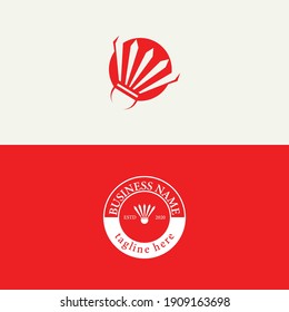 Badminton Logo Vorlage Vektorsymbol-Design