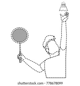 Badminton player design