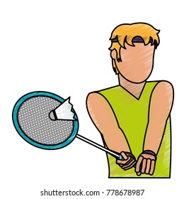 Badminton player design
