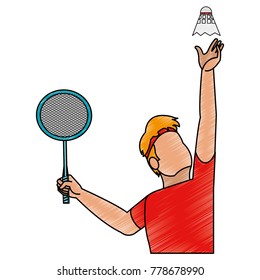 Badminton player design