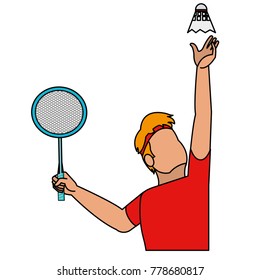Badminton player design