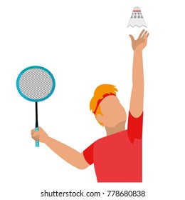 Badminton player design