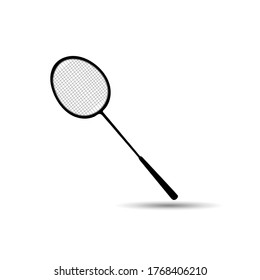 
Badminton racket. Banner, template, card. Invitation poster for competition Badminton.Stock vector illustration