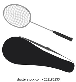 Badminton racket, badminton case, badminton cover, sport equipment