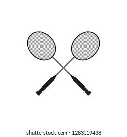 Badminton racket icon