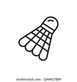 A badminton racket icon vector