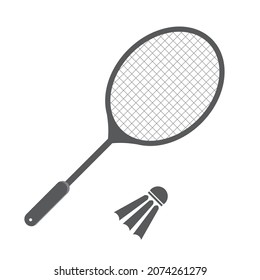 badminton racket icon vector illustration