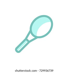 badminton racket icon vector. badminton racket modern style design
