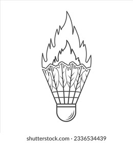 Esbozo de raqueta de insignia, vector de insignia, ilustración de raqueta, vector de insignia, arte de línea de raqueta, contorno, ilustración deportiva, bolas, vector, silueta de insignia, silueta deportiva