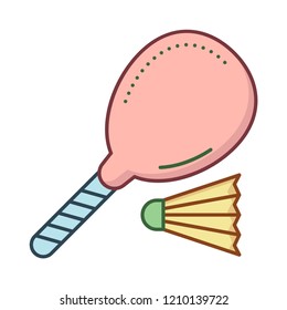 badminton   racket   shuttlecock  