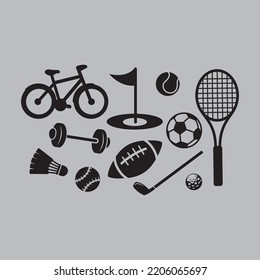 badminton racket and shuttlecock free vector