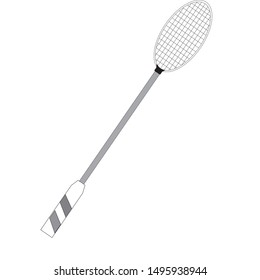 a badminton racket vector design