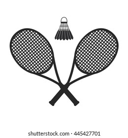 Badminton Racket Ball Illustration Drawing Engraving Stock Vector ...