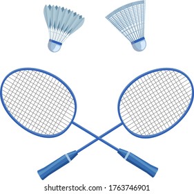 Badminton set for use in design