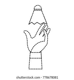 Badminton shuttlecock design