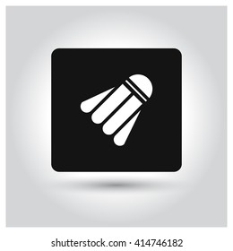 Badminton shuttlecock icon