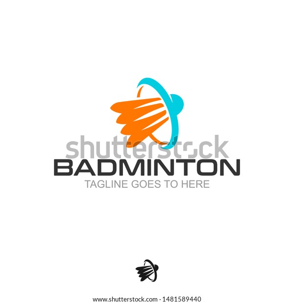 Badminton Shuttlecock Icon Logo You Can Stock Vector (Royalty Free ...