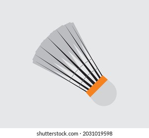 Badminton Shuttlecock Icon Simple Design