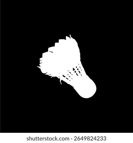 Badminton Shuttlecock Silhouette, can use for Logo, Pictogram, Sport News, Icon. Symbol or Graphic Design Element. Vector Illustration