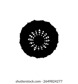 Badminton Shuttlecock Silhouette, can use for Logo, Pictogram, Sport News, Icon. Symbol or Graphic Design Element. Vector Illustration