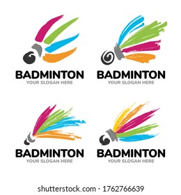 Badminton Shuttlecock Simple Elegant Icon Symbol Logo For Sport Industry Vector Isolated