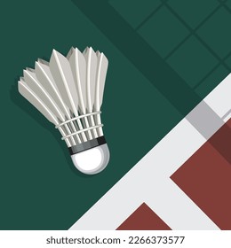 badminton shuttlecock sports equipment shuttle vector illustration ball racket sport fork