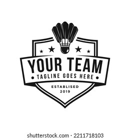 Badminton Shuttlecock vector icon design for Sport logo and Badminton Championship Logo isolated white background.