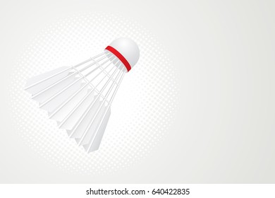 Badminton shuttlecocks isolated  on white background.