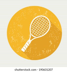 Badminton sign, vector