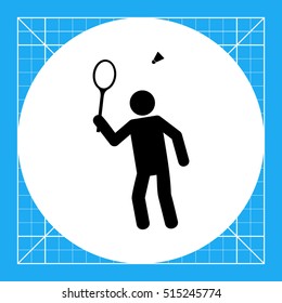 Badminton Simple Icon