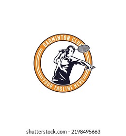 Badminton Smash Logo Design Inspiration