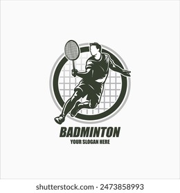 Badminton Smash Logo Design Inspiration