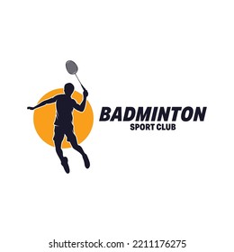 Badminton Smash Logo Design Vector