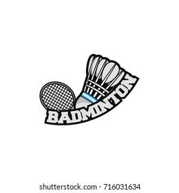 Badminton sport business logo vector