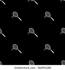 The badminton sport icon