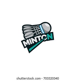 Badminton sport icon logo team vector