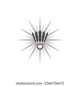 Badminton Sport Icon And Symbol Vector Template Illustration