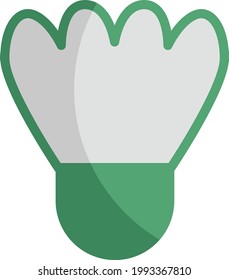 Badminton sport, illustration, on a white background.
