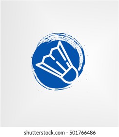badminton sport logo