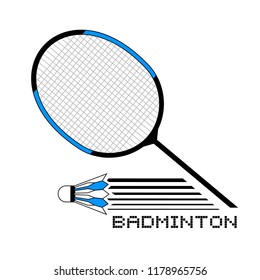 Badminton sport symbol