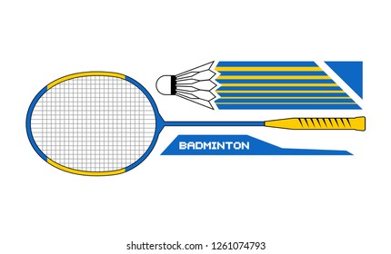 Badminton sport symbol