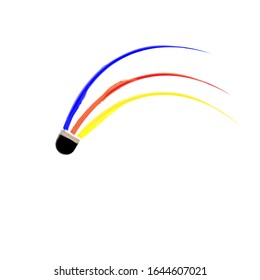 Badminton-Turniersymbol oder Logo-Vektorillustration 10