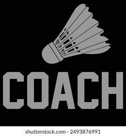 Badminton T-Shirt Design with Vector Graphic by Creative Designer ...