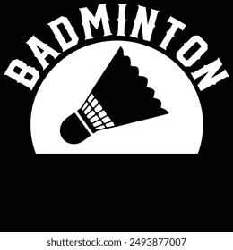 Badminton T-Shirt Design mit Vektorgrafik Grafik von Creative Designer ...