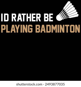 Diseño de la camiseta de bádminton con gráfico de Vector por el diseñador ...