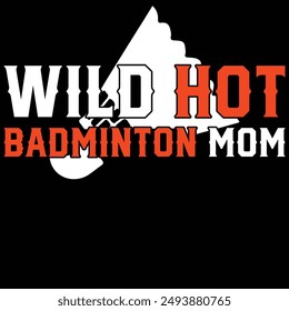 Badminton T-Shirt Design with Vector Graphic by Creative Designer ...
