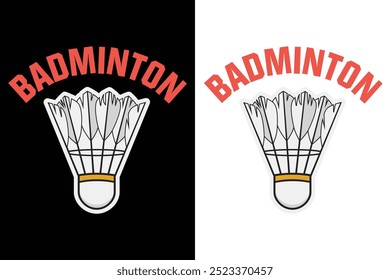 Badminton Typography, Badminton Vector, vector, Badminton Logo, Badminton Cork, Sports Logo
