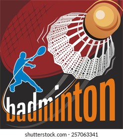 badminton vector